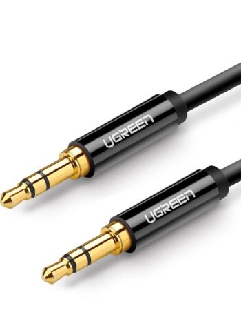 UGREEN Аудио кабел AUX, 1m Braided /черен/ - AV112 / 50361