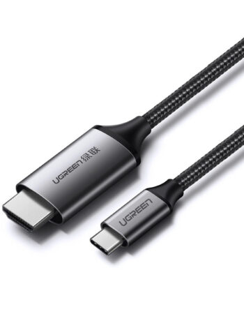 UGREEN Кабел Type-C - HDMI, 1.5м, 4K, черен - MM142 / 50570