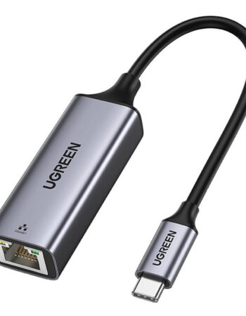 UGREEN Преходник Адаптер от Type-C към RJ45 /ж/ /сив/ - CM199 / 50737