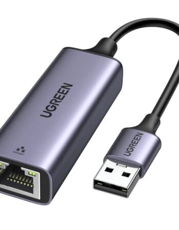 UGREEN Преходник Адаптер от USB-A 3.0 към RJ45 /ж/ /сив/ - CM209 / 50922
