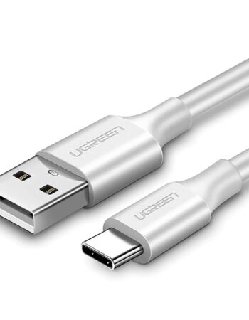 UGREEN Кабел USB-A-Type-C, 1м, 3A, Nickel plating /бял/ - US287 / 60121