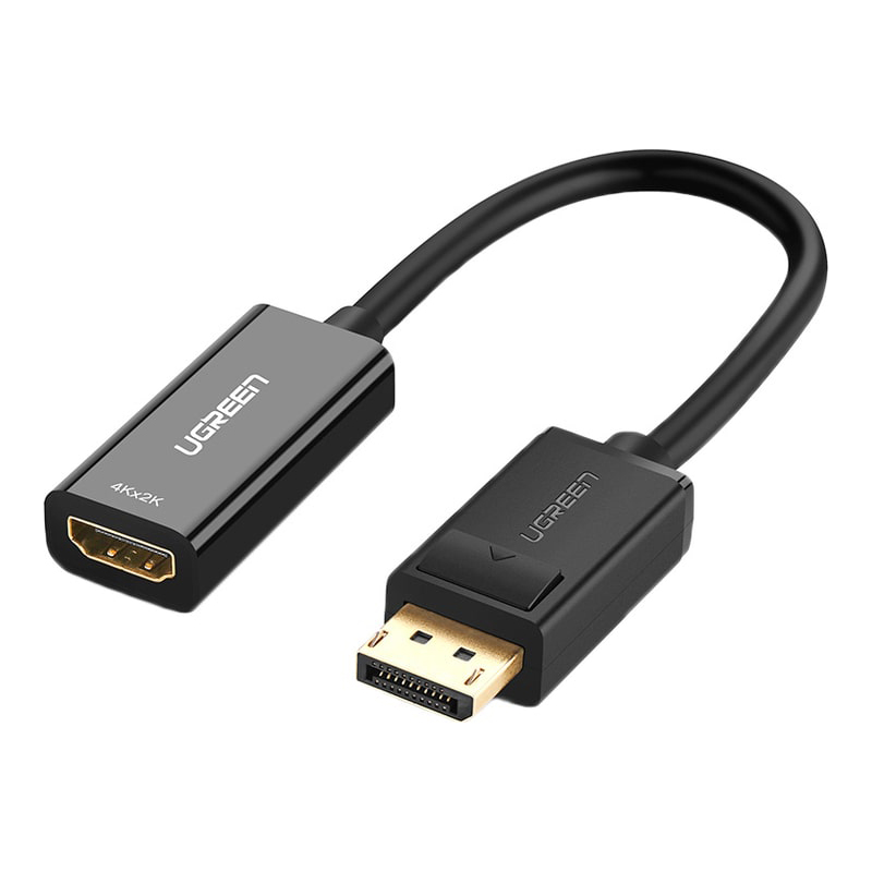 UGREEN Преходник Адаптер от DP /м/ към HDMI /ж/ 4K, 60Hz /черен/ - MM137 / 70694