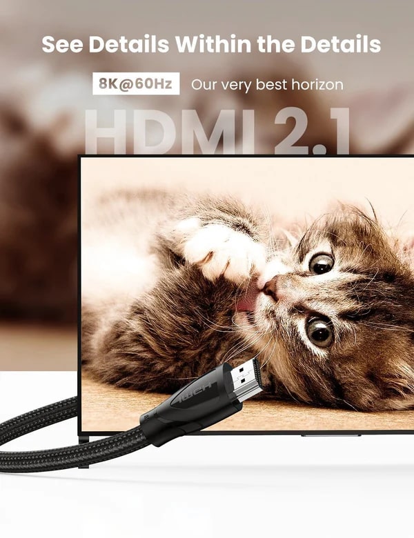 UGREEN Кабел HDMI - HDMI, 1.5m. 8K /черен/ - HD140 / 80402