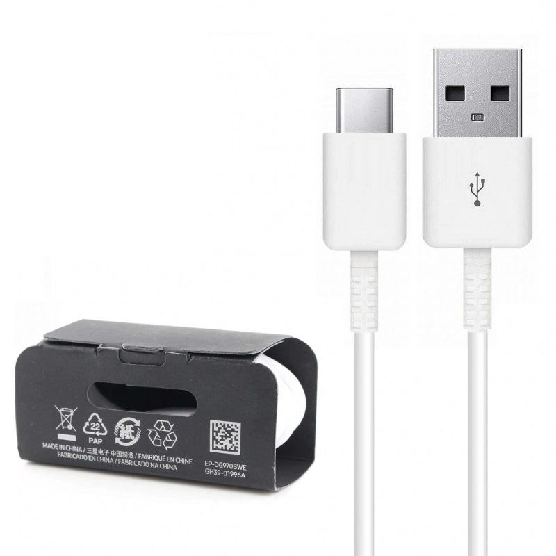 Samsung Кабел USB-A - Type-C, 1м, EP-DG970BWE /бял/