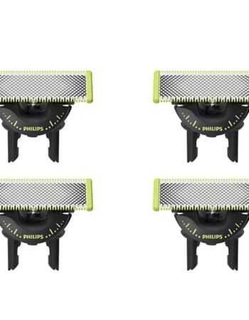 Philips Резервни ножчета OneBlade Pro 360, SET 4 броя /черен-лайм/ - QP440/50