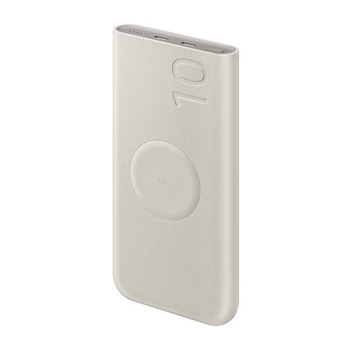 Samsung Power Bank 10000 mAh 25W, Wireless /бежов/ - EB-U2510XUE