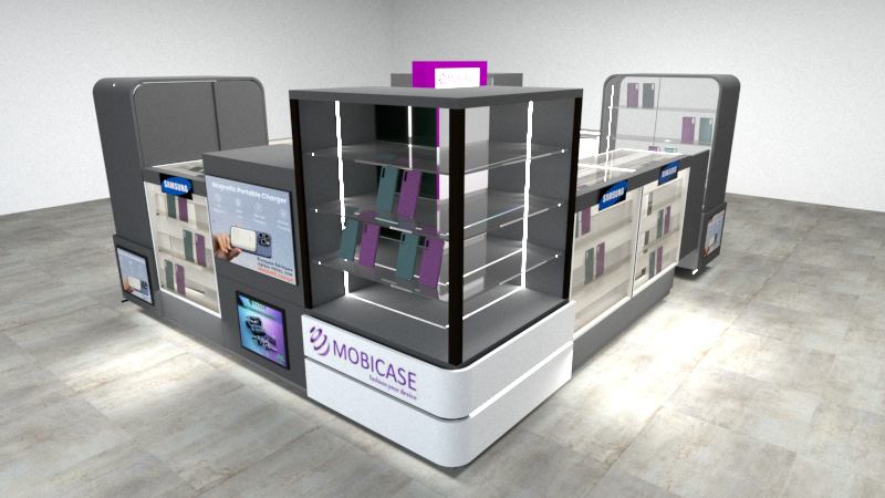 Щандът на MobiCase в Grand Mall Варна